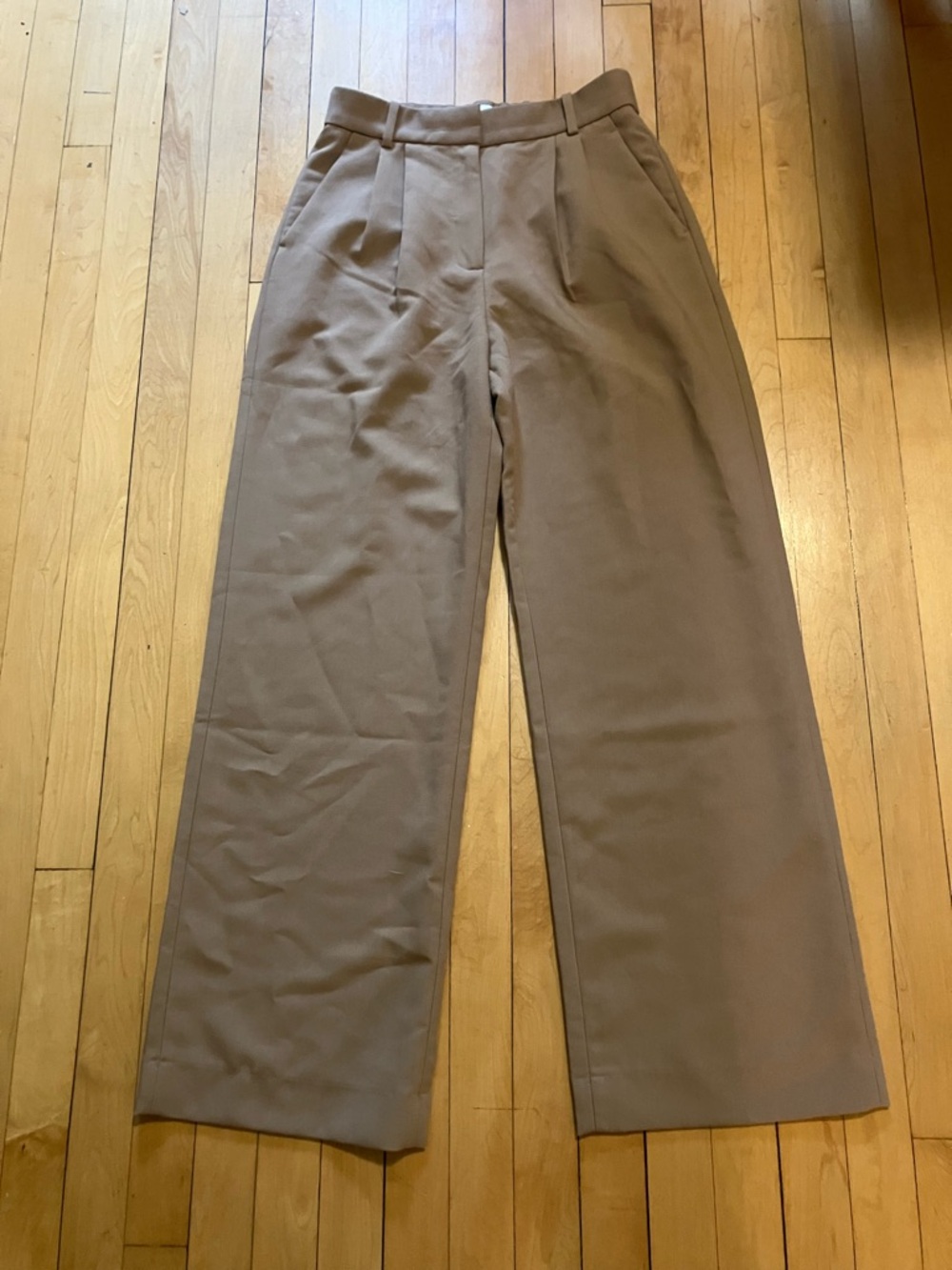 Abercrombie & Fitch Sloane Tailored Tan Khaki Pants - Picture 2 of 9